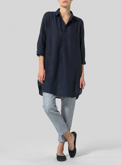 Linen Classic Shirt Tunic