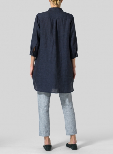 Linen Classic Shirt Tunic