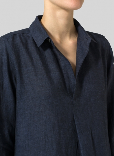 Linen Classic Shirt Tunic