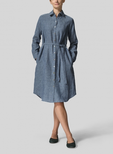 Linen Shirt Dress