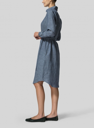 Linen Shirt Dress