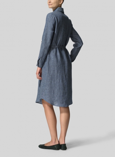 Linen Shirt Dress
