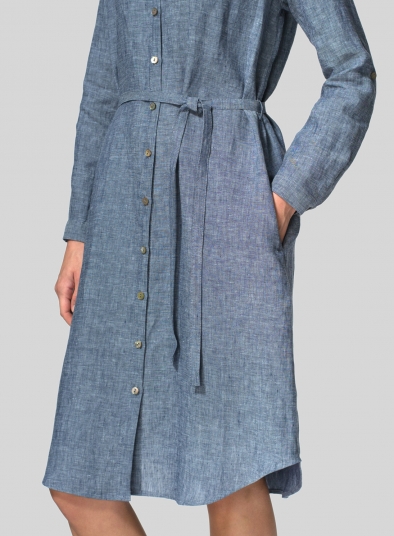 Linen Shirt Dress