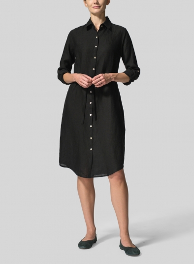 Linen Shirt Dress