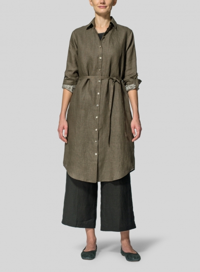 Linen Shirt Dress