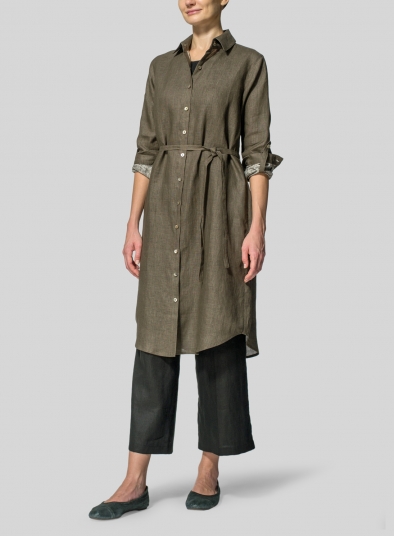 Linen Shirt Dress