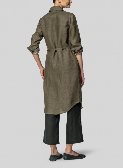 Linen Shirt Dress