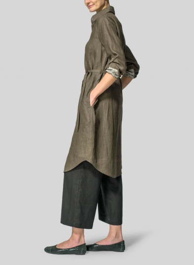 Linen Shirt Dress