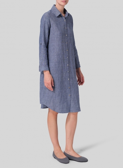 Linen Shirt Dress