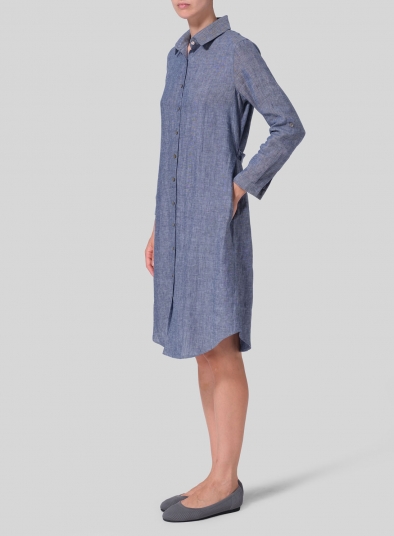 Linen Shirt Dress