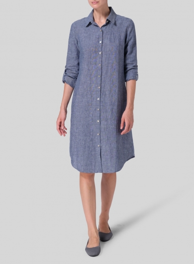 Linen Shirt Dress