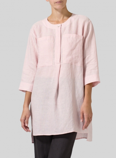 Linen Chest Pocket Tunic