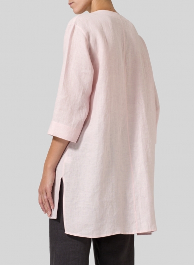 Linen Chest Pocket Tunic