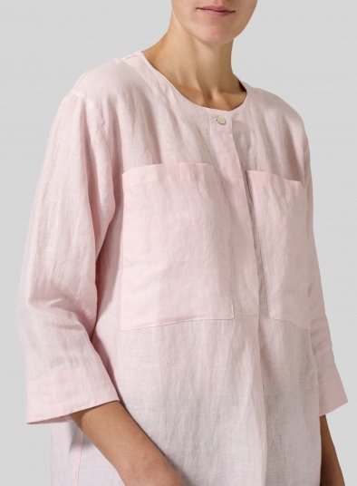 Linen Chest Pocket Tunic