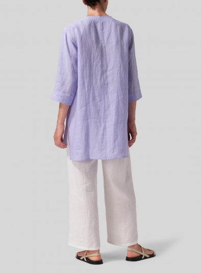 Linen Chest Pocket Tunic