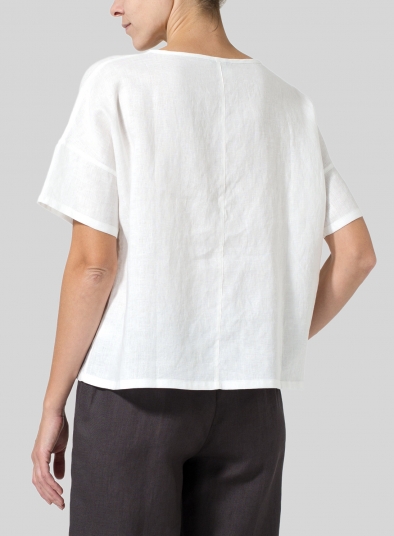 Linen Chinese Button Box Top