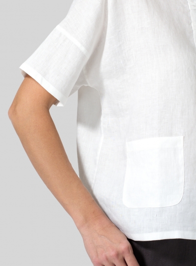 Linen Chinese Button Box Top