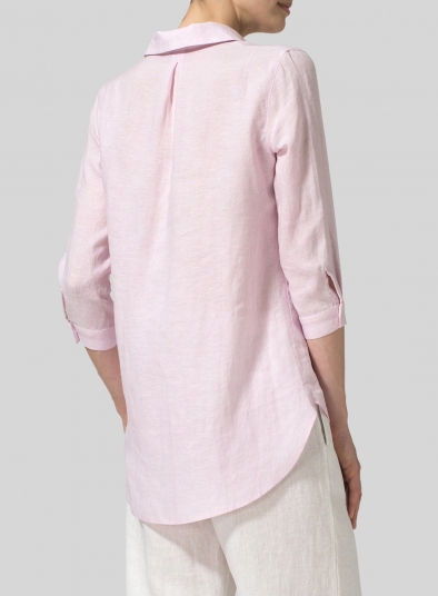 Linen Classic Collar Shirt