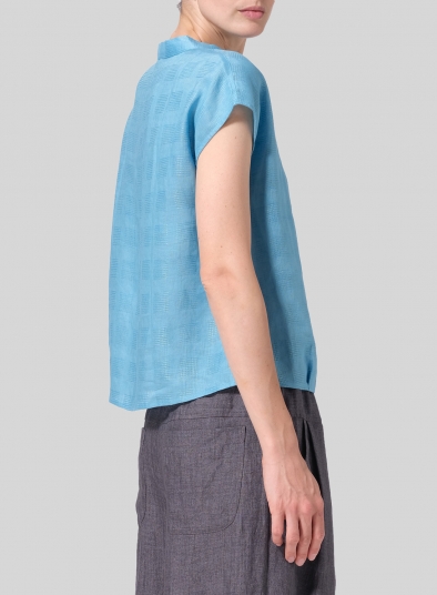 Linen Perfect Cap Sleeve Top