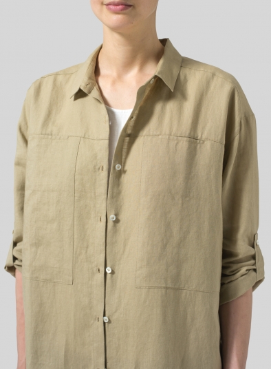 Linen Long Shirt