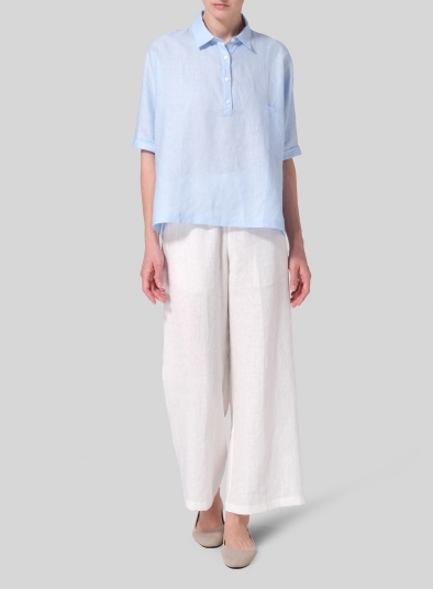 Linen Shirts Plus Size Clothing