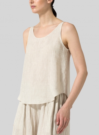 Linen Thin Strap Cami