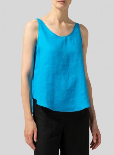 Twill Linen Thin Strap Cami