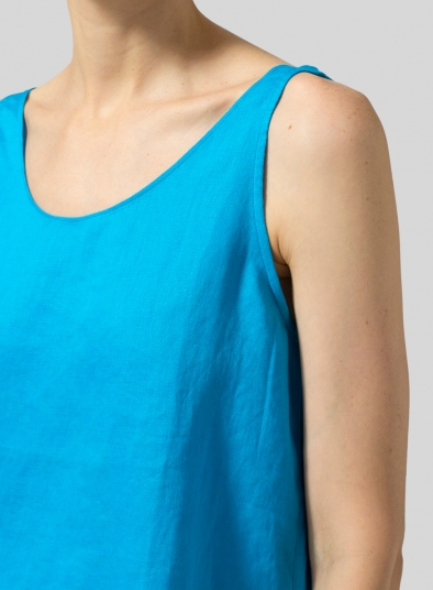 Twill Linen Thin Strap Cami