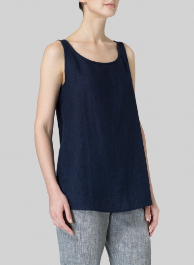 Linen Long Cami