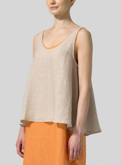 Linen Low Back Tank