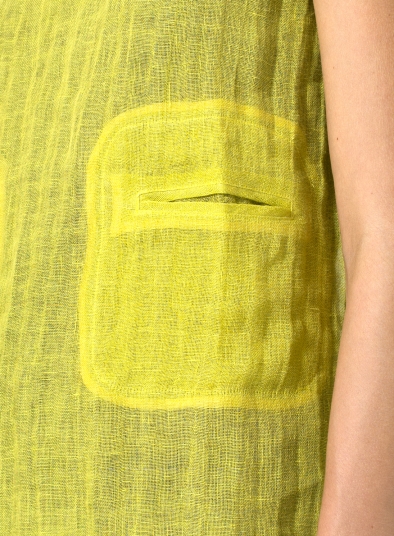 Linen Double Pocketed Tank