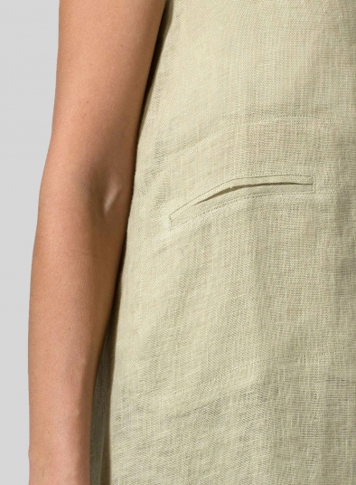 Linen Double Pocketed Tank