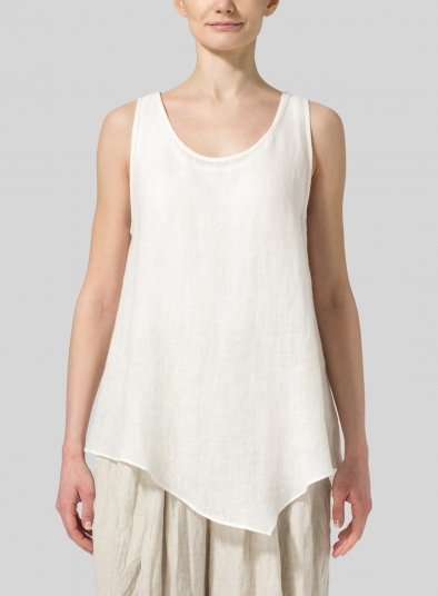 Lightweight linen Gauze Vest