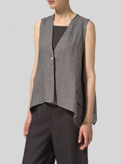 Linen Casual Vest