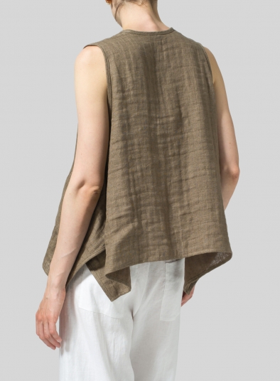 Linen Casual Vest