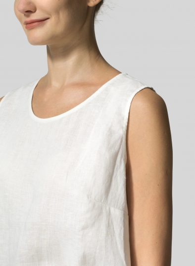 Linen Boxy Top