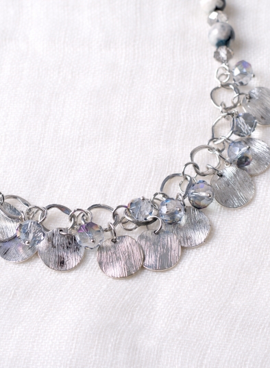 Sparkling Marine Necklace