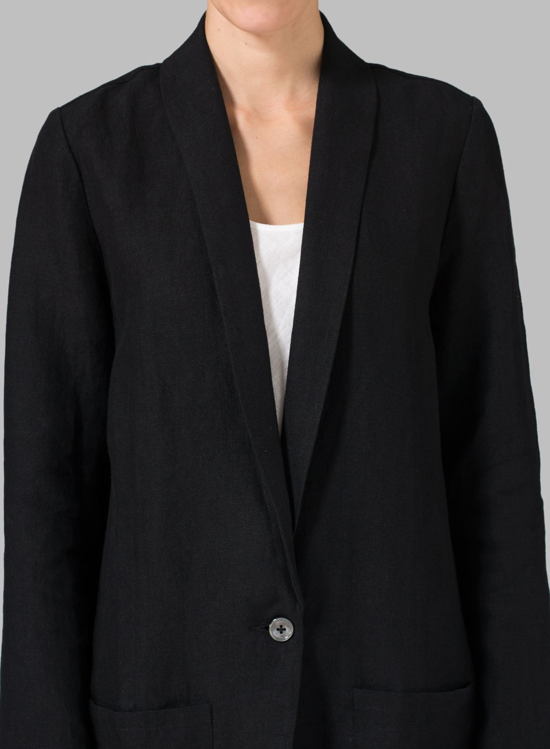 Linen Long Sleeve Jacket