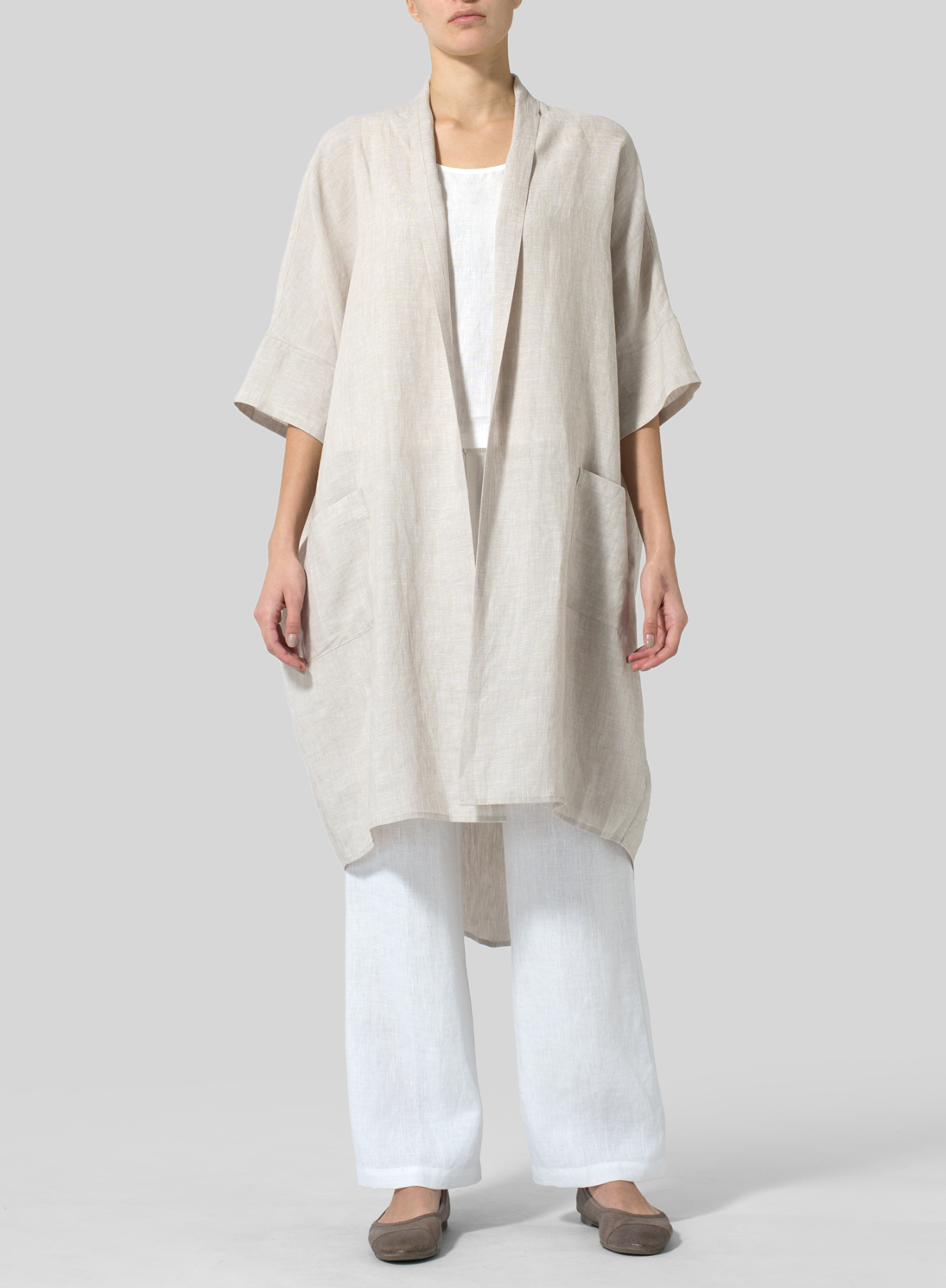 Linen Kimono Cardigan Size