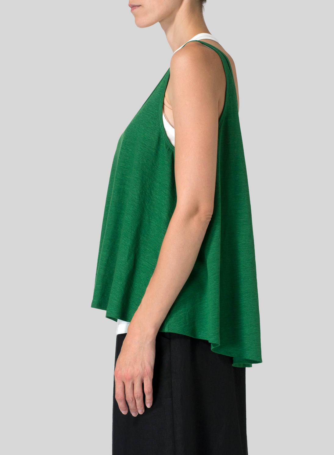 Linen Knit Sleeveless Top