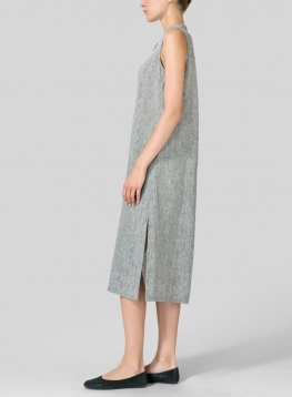 vest linen dress