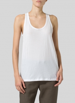 Lightweight-Cotton Racerback Camisole