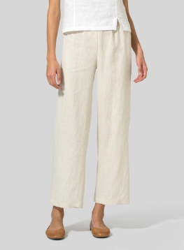 Linen Straight Leg Pants