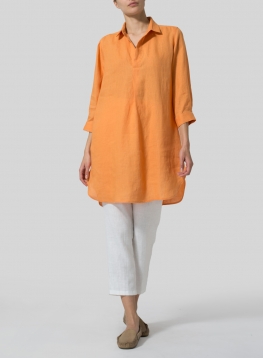 Linen Classic Shirt Tunic