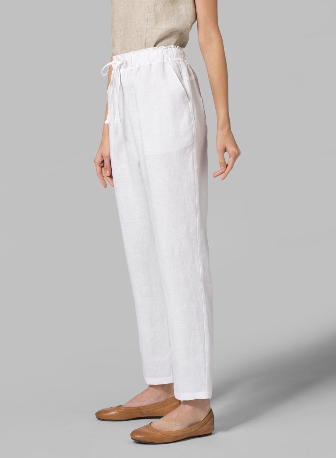 Linen Narrowleg Regular Length Pants