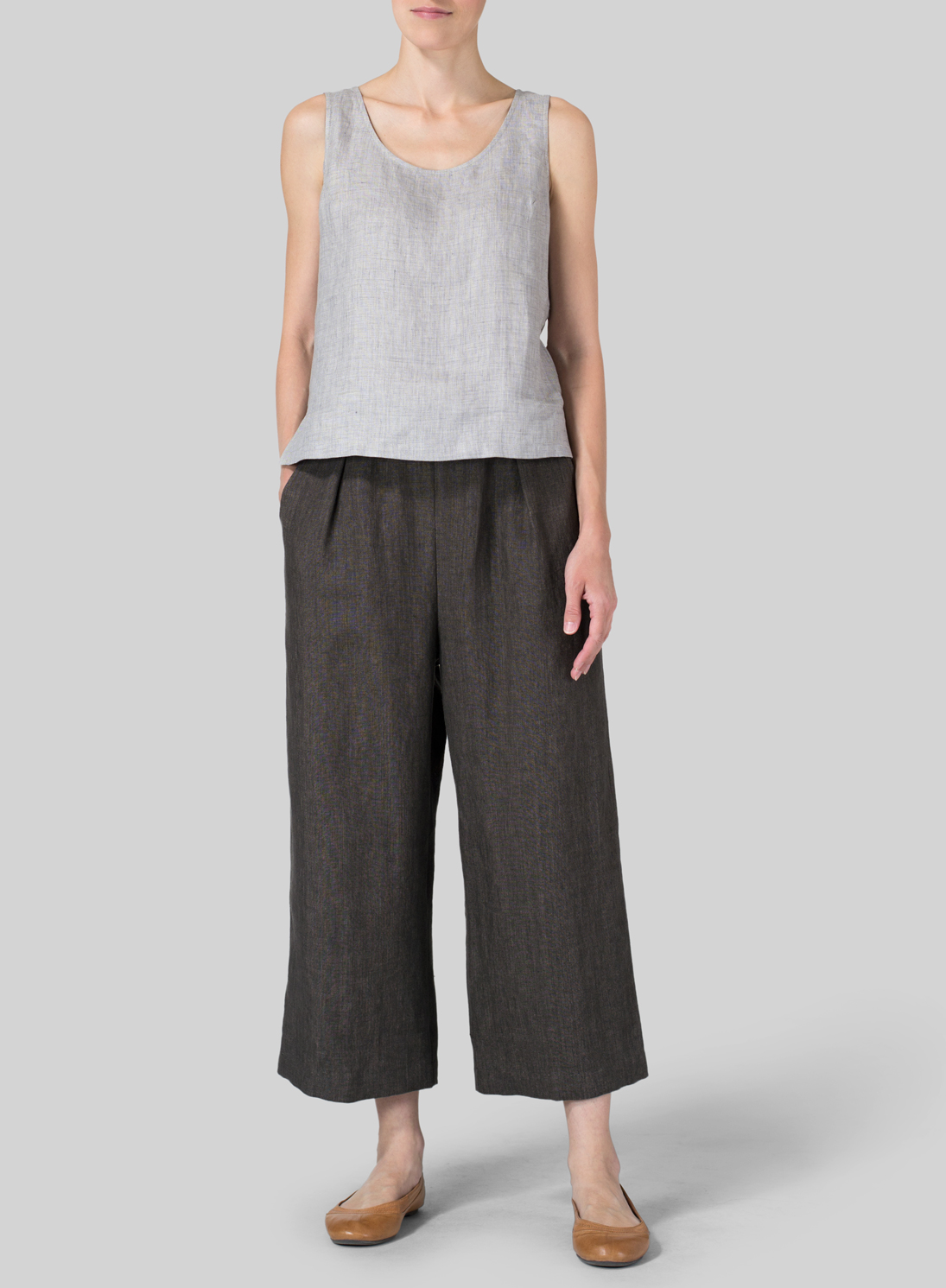 straight cropped pants