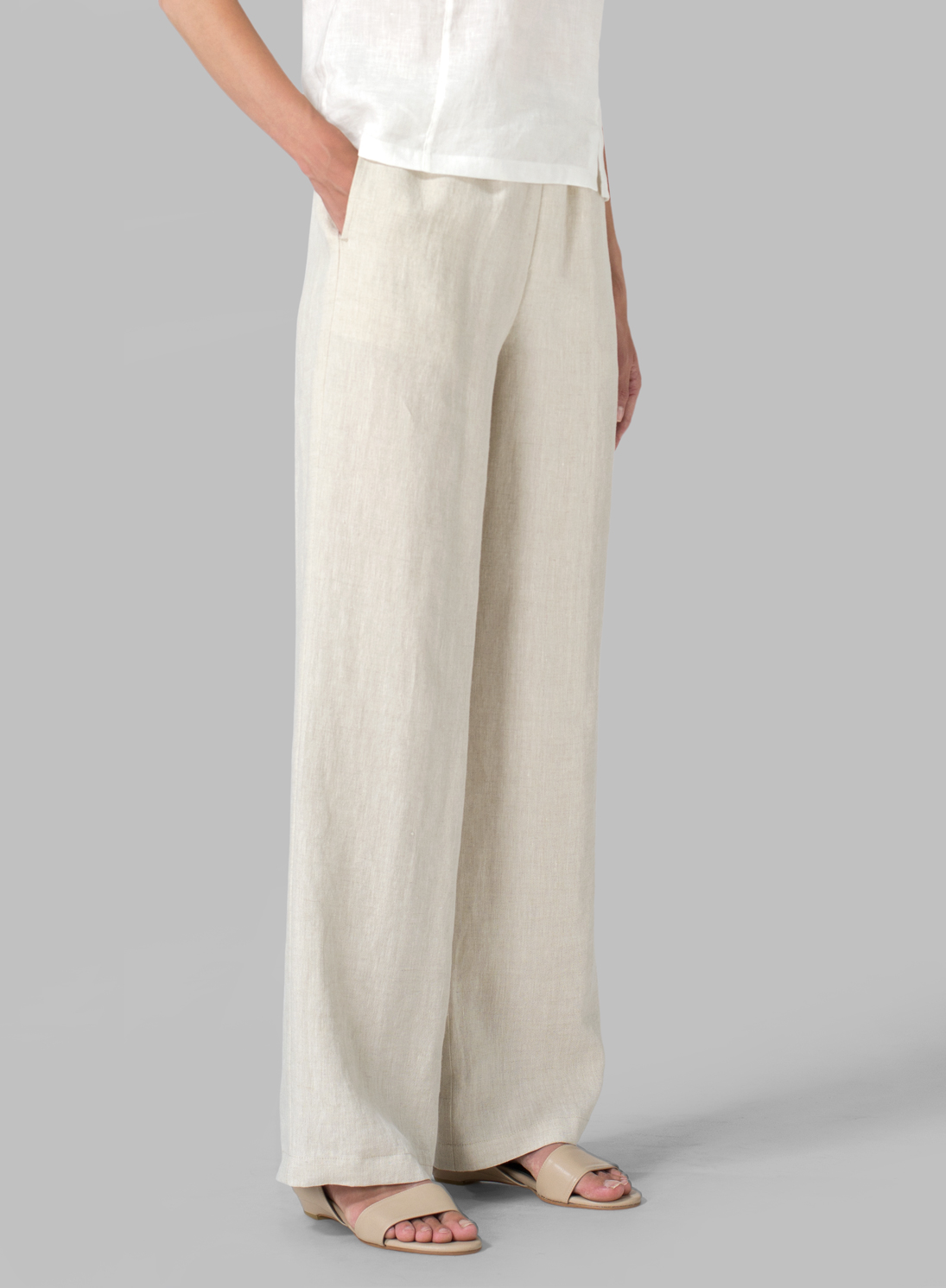 Linen Casual Extra Long Pants