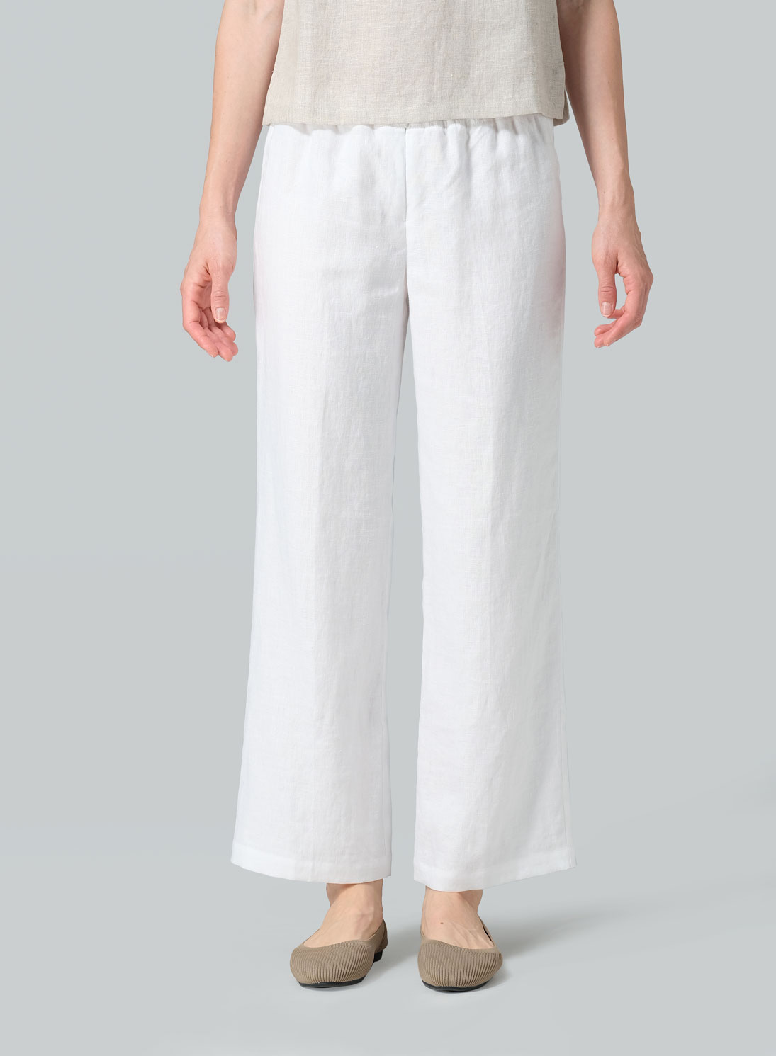 Linen Straight Leg Pants