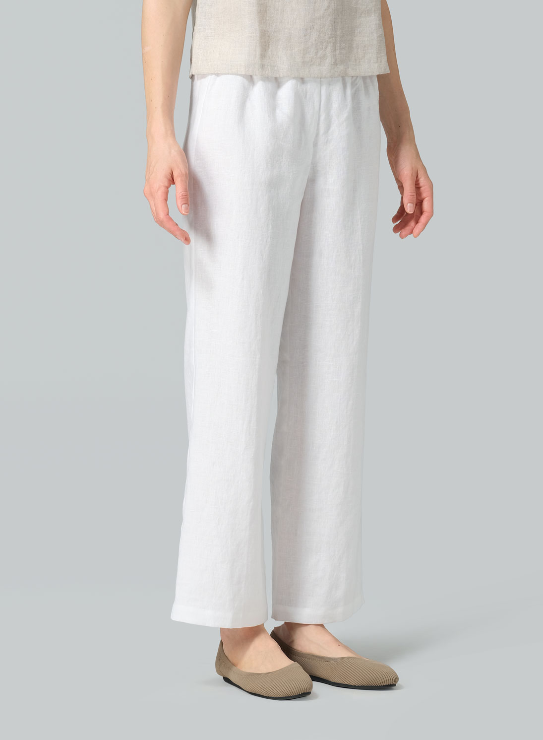 Linen Straight Leg Pants