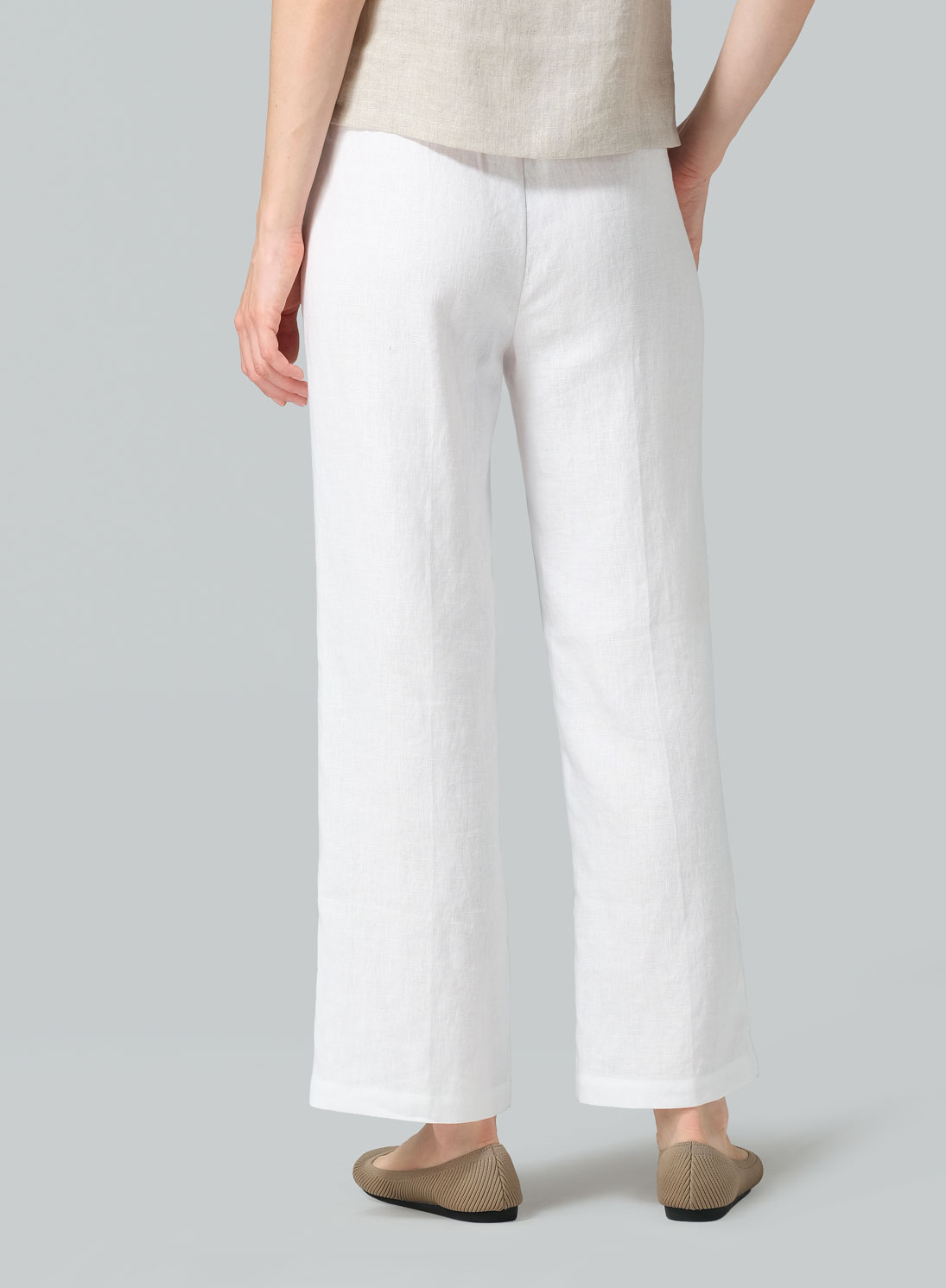 Linen Straight Leg Pants